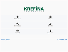 Tablet Screenshot of krefina.at